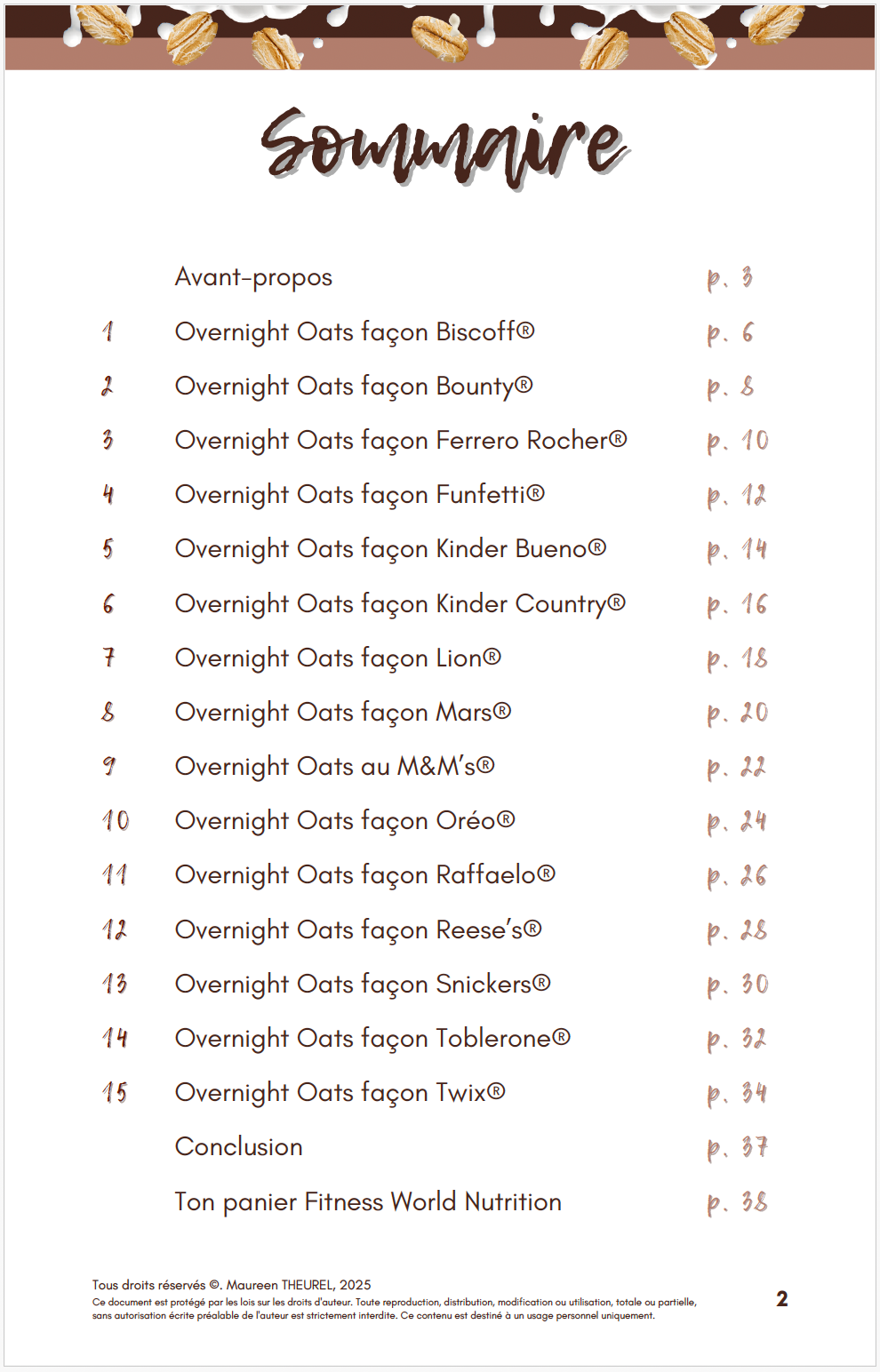 Ebook - 15 recettes d'Overnight Oats